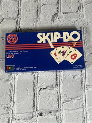 Vintage NEW & SEALED in plastic Skip-Bo Card Game International Games 1986 - Image 1 of 4