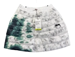 NEU Nike x Stussy Damen isolierter gefütterter Rock weiß Größe Large L DC1088-100 - Bild 1 von 2