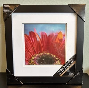Studio Decor Picture Frame Black Gallery 12" X 12" Matted 8" X 8" Photo PK125582 - Picture 1 of 16