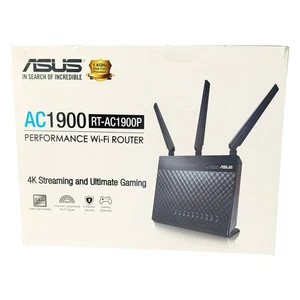 ASUS Gaming Router AC1900 802.11ac Dualband WLAN Gigabit RT-AC1900P - Bild 1 von 5