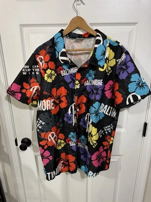 Baltimore Orioles Hawaiian Shirt Size Adult XL City Connect SGA 6/29/24 O's NEW! - Image 1 of 4