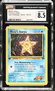 MISTY'S STARYU Gym Challenge 1st Edition CGC 8.5 Vintage Pokemon - Picture 1 of 2