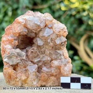 Quartz geode crystals - natural hollow geode - healing stone - genuine with coa - Picture 1 of 2