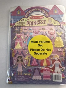 Melissa & Doug Puffy Sticker Bundle - Princess & Fairy - Picture 1 of 2