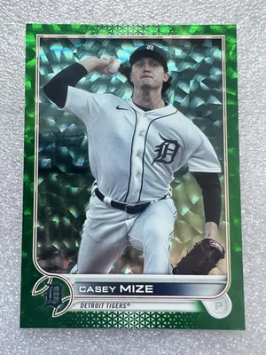 2022 Topps Series 2 - Casey Mize #431 Green Foilboard /499 - Image 1 of 3