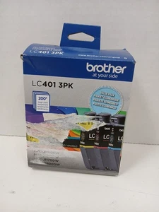 Paquete de 2 cartuchos de tinta cian y magenta Brother LC401, EXP. 01/2028 - Imagen 1 de 4