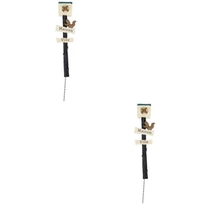  2 Count Garten Dekoration Briefkasten Miniatur Micro Landscape Decor - Bild 1 von 12