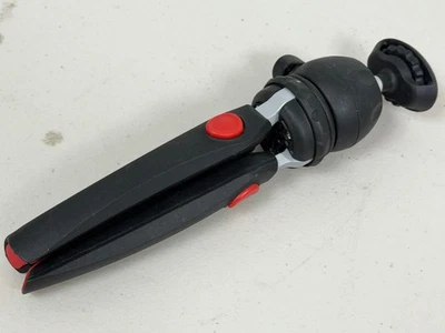 Manfrotto Compact Table-Top Tripod with Ball Head Black Red Portable - Image 1 of 4