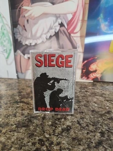SIEGE DROP DEAD CASSETTE TAPE RELAPSE RECORDS 1994 Uncommon  - Bild 1 von 3