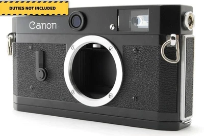 [MINT] Canon P Repaint Black 35mm Rangefinder Film Camera L39 From JAPAN - Image 1 of 4