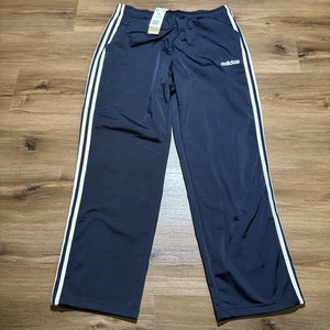 Adidas Originals Mens XL 3-Stripes Tricot Track Pants Legend Navy Blue White NWT - Picture 1 of 9