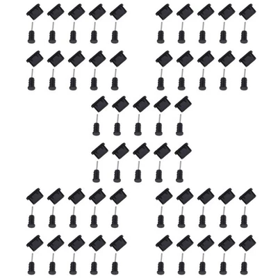  5 Pack Typ-c-staubschutzstöpsel Usb Staubschutzstecker Steckdockenabdeckungen - Bild 1 von 4