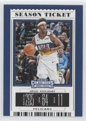 2019 Contenders Draft Picks Season Ticket Variation Jrue Holiday (White Jersey) - Image 1 of 2