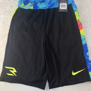 Nike 3 Brand Graphic Black Athletic Shorts, SizeMedium - Picture 1 of 6