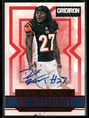 2012 Panini Gridiron #233 Dre Kirkpatrick Rookie X's AUTO #1/99 - Image 1 of 2