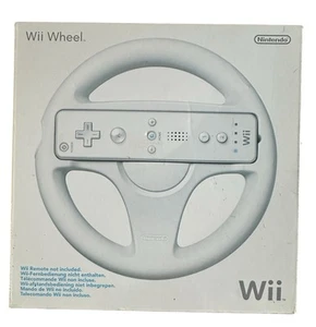 Genuine Boxed Official Nintendo Wii Remote Steering Wheel * New / Sealed * - Picture 1 of 2
