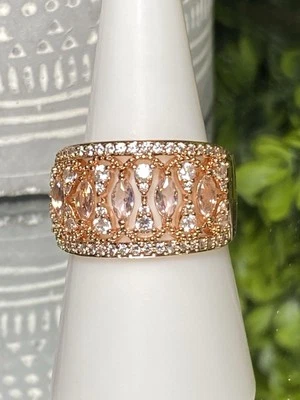 "Кольцо для вечеринки с бомбой 💍 Размер 8 RBP7769 ""It's Giving Statement Vibes"" 🌸 оригинальная коллекция" - Изображение 1 из 4