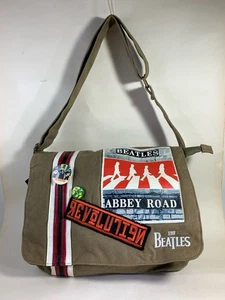Disaster Designs Beatles Abbey Road 2006 Crossbody Khaki Canvas Tasche mit Abzeichen - Bild 1 von 23