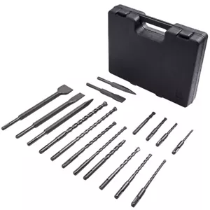 17x Rotary Hammer Bits Drill Bit & Chisel Set for SDS Plus Drills New - Picture 1 of 11