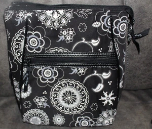 Thirty-one Crossbody Bag Purse Black Medallion - Picture 1 of 4