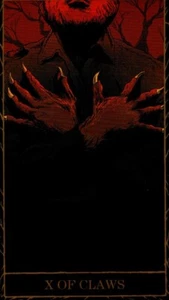 Carta del Tarot X Of Claws, Universal Monsters - Imagen 1 de 2