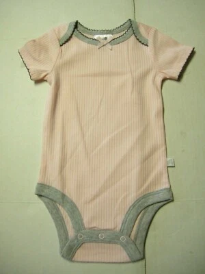 One Piece By Just Born, Niña, 0-3 Meses, Rosa con Acentos Grises, Totalmente Nuevo Foto 1 de 2