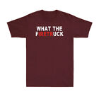 What The Firetruck Funny Fireman Firefighter Dad Joke Gift Retro Men's T-Shirt