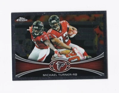 2012 Topps Chrome #130 Michael Turner Atlanta Falcons Northern Illinois - Image 1 of 2