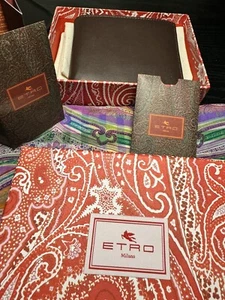 Neu $ 400 Etro HERREN Geldbörse Etikett/Staubtuch/Box/Zertifikat Echtheit, braun - Bild 1 von 17