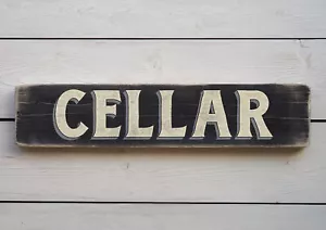 Letrero de madera estilo vintage de bodega. Regalo para el hogar retro hecho a mano - Imagen 1 de 20