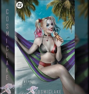 GNORTS SWIMSUIT EDITION CARLA COHEN HARLEY QUINN VIRGIN VARIANT PREORDER 6/10 ☪ - Picture 1 of 3
