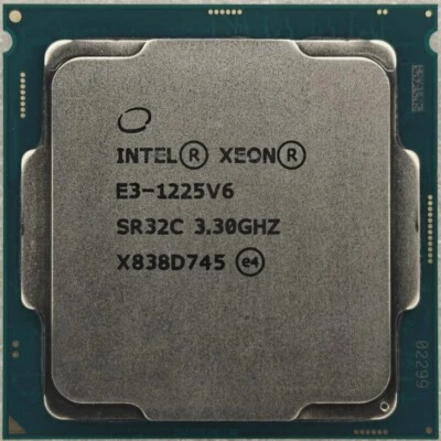 100% Tested CPU Intel Xeon E3-1225 V6 3.30GHz Processor Quad Core 8MB LGA1151 - Image 1 of 2