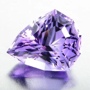 16.50Cts Genuine Natural Purple Amethyst 19.4x16x12.2mm Fancy Cut Loose Gemstone - Picture 1 of 2