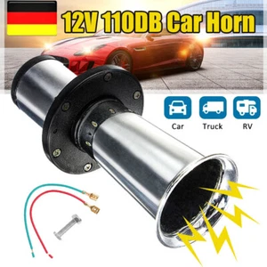 Retro Vintage Hupe Verchromt Signalhorn 12V Oldtimer Fanfare Horn Universal DHL - Bild 1 von 10