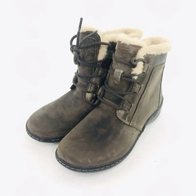 Botines Clark's Cora Chai para mujer de piel sintética color topo talla 5 M nuevos en caja Foto 1 de 4