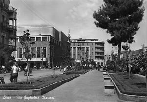 A5824) LECCE VIA GUGLIELMO MARCONI VIAGGIATA - Picture 1 of 2