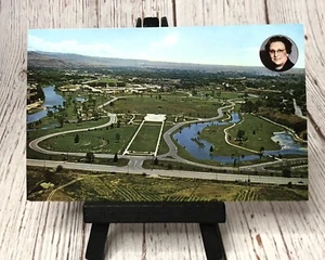 Cartolina veduta aerea Boise Idaho Ann Morrison Memorial Park - Foto 1 di 4