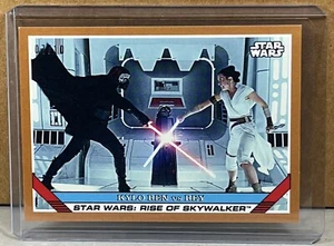 2023 TOPPS Throwback Thursday Star Wars 83 KYLO REN vs. REY Bronze Parallel 7/10 - Picture 1 of 3