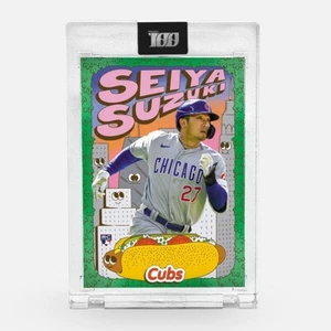 Topps Project 100 2022 ~ SEIYA SUZUKI #38 RC por Lauren Martin caja sellada/3999 - Imagen 1 de 4