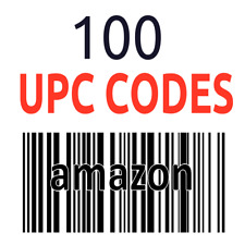 100 UPC Codes EAN Barcodes for Amazon