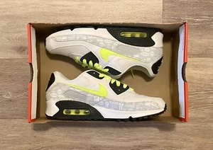 Nike Air Max 90 ""Logotipo reflectante"" blanco voltio DB0625-100 hombre 7, mujer 8,5 - Imagen 1 de 11
