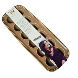 Rachael Ray Stoneware 12-Cup Deep Rich Brown Deviled Egg Dish Oblong Tray - Picture 1 of 8