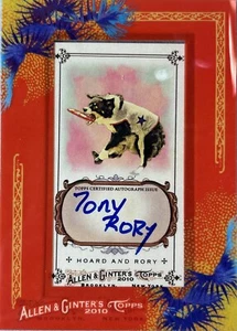 Tony Hoard & Rory 2010 Topps Allen & Ginter's Framed Mini Auto #AGA-RTH Disc Dog - Picture 1 of 7