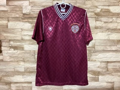 HEART OF MIDLOTHIAN 1988 1989 1990 Home Football Shirt Soccer Jersey Bukta Sz S - Image 1 of 4