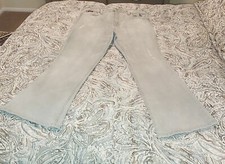 Vintage Baby Phat Lace Embroidered Boot Cut Jeans Size 20W Gray Distressed Nice