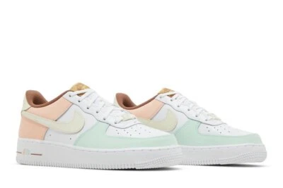 Nike Air Force 1 Low LV8 Ice Cream 6.5 Zapatilla Juvenil Pastel Edición Limitada NUEVA Foto 1 de 4