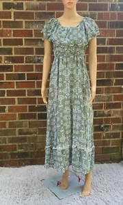 Mi Ami Women’s Maxi Flowered Dress Size Small Sleeveless Wide Collar Pullover - Picture 1 of 22