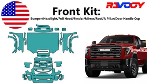 For GMC Sierra HD 2500 3500 AT4 2024-2025 Front Paint Protection Film PreCut PPF - Picture 1 of 7