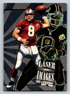 1996 Score Board Lasers Images #I24 Steve Young (ref 192183) - Image 1 of 2