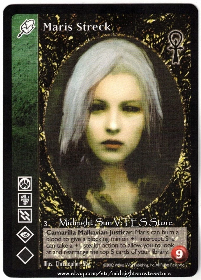 Maris Streck Malkavian Camarilla Edition V:TES VTES Vampire CCG - Image 1 of 1